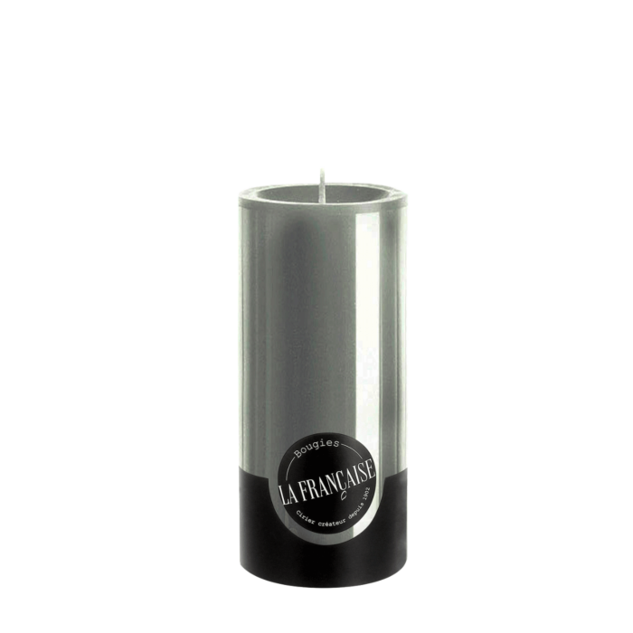 Bougies La Francaise - Medium Pillar Candle - Grey